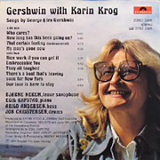 KARIN KROG / Gershwin With Karin Krog